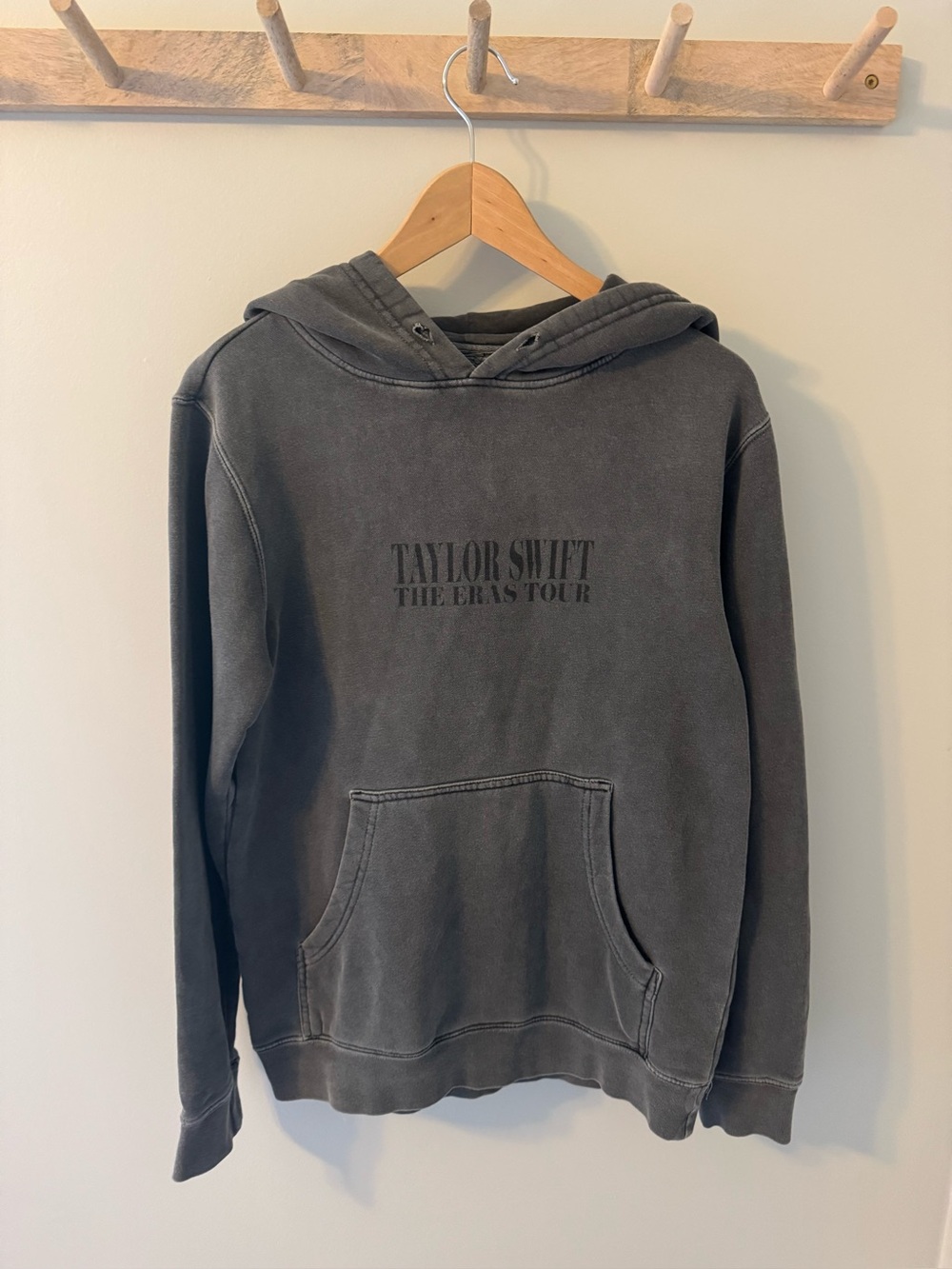 Official Taylor Swift The Eras Tour Charcoal Pullover Hoodie